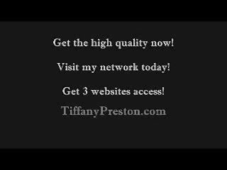Tiffany Preston first swallow at TiffanyPreston.com vid