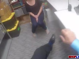 Petite shoplifter Penelope Reed pays for sex video