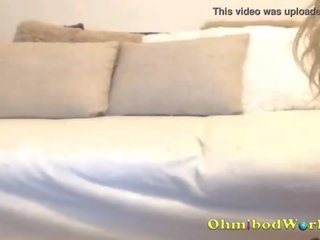 Pretty Quirky Camgirl Plays with Her Spit