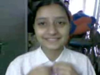 Warga india cantik 20y lama kolej muda perempuan ameesha besar payu dara faraj dalam pakaian seragam bahagian 1