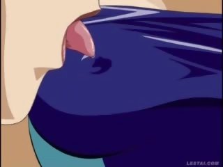 Lezbické hentai anime seductress v plavky violated