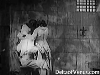 Antik franska smutsiga film 1920s - bastille dag