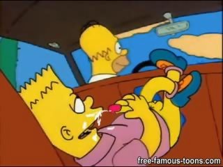 Simpsons 가족 성인 비디오