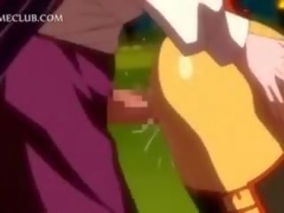 Zlaté 9d anime červenovlasé dostane sensational telo vyplnený s semeno
