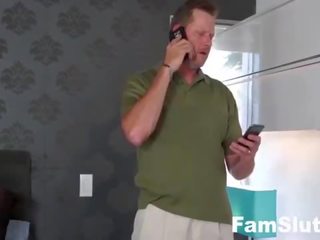 Beautiful Teen Fucks Step-Dad To Get phone back | FamSlut.com