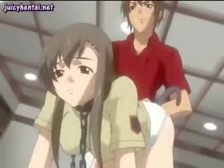 Anime jumalatar nauttii a anaali dildoja