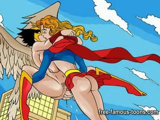 Famoso cartoni superheroes sesso film parodia