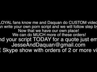 Kami melakukan custom video untuk penggemar email jesseanddaquan di gmail dot com