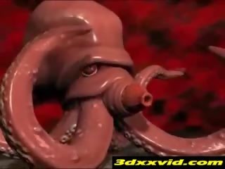 3d emo paauglys creampied iki tentacles!