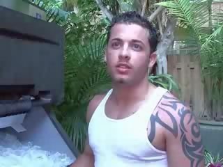 Thực đáng yêu str8 resort maintenance đồng loại có đồng tính xxx video với marvellous puerto rican đỏ đầu.
