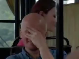 MILF Has Public Nudity dirty video in A Bus