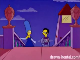 Simpsons بالغ فيلم - marge و artie afterparty