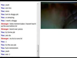 Different klip from omegle with shots of differen