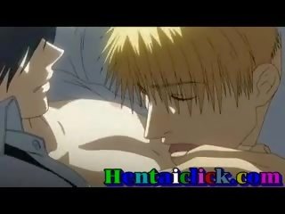 Hentai homo chap hebben hardcore volwassen film en liefde