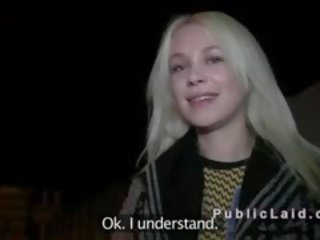 Attractive Russian Blonde Has Public Fuck