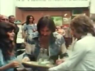 क्लॅसिक 1970 - कैफ़े डे पेरिस, फ्री विंटेज 1970 के दशक xxx वीडियो चलचित्र