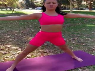 Swell yoga skönhet alina lopez körd och creampied: högupplöst smutsiga video- 3b