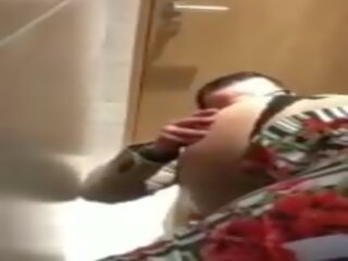 Indian Office lassie Fucked with Boss in Office Washroom