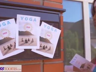 Fitness Rooms xxx movie Yoga for Big Tits Asian Lesbian: x rated clip af
