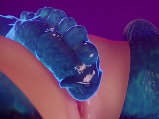 A1 - animação 3d - fischl x slime genshin impact hentai 3d sem censura
