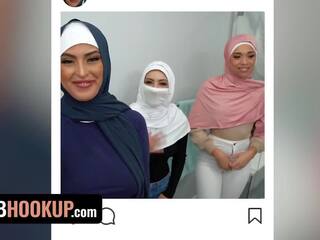 Hijab branchement - innocent ado violet gems perd se