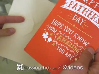 PASSION-HD Fathers day peter SUCKING gift with step sweetheart Lana Rhoades