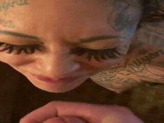 Tatuiruotėmis goddess gauna pirmas masinis nuleidimas ant veido: nemokamai hd x įvertinti video c9