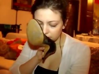 Stinky Pantyhose Sniffing, Free Amateur sex video 95