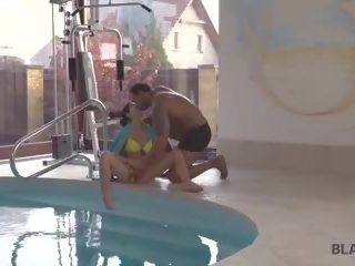 Black4k adult video with Swimming Coach, Free HD x rated clip 0c