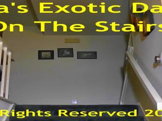 Luna Lain's Exotic Stair Strip & Play, HD x rated video 55