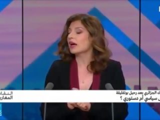 Sedusive árabe journalist rajaa mekki idiota fora challenge.
