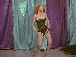 Queen of Tease - Vintage Big Boobs Burlesque Tease: x rated clip 20