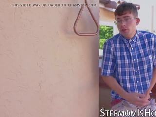 MILF feature Cory Chase Has Fun with Stepsons Nerdy manhood