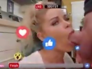 Jessa Rhodes Blowing Stepbro on Facebook Live: Free x rated video 51