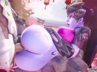 Threesome adult movie mov with Widowmaker and More Overwatch Heroes