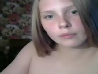 Ελκυστικός ρωσικό έφηβος/η trans darling kimberly camshow