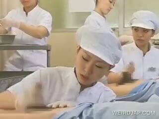 Japonais infirmière travail poilu pénis, gratuit cochon film b9
