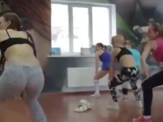 Russian Twerk Class: Free Twerking sex movie show 4b