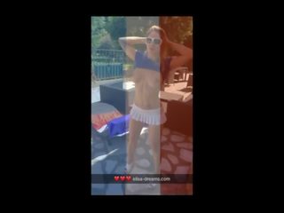 Flashing and Public Nudity, Free Elisa Dreams adult film show e4