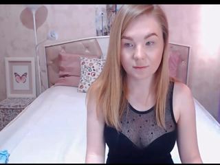 Teen with Pink Nipple Teasing on Cam, HD x rated film 77