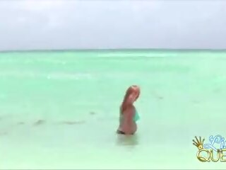Mamalhuda kali oeste em dela terrific natação desgaste provocação: grátis sexo filme 16