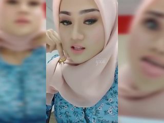 Uskomaton malesialainen hijab - bigo elää 37, vapaa porno ee